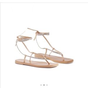 NWT women’s lace up sandal